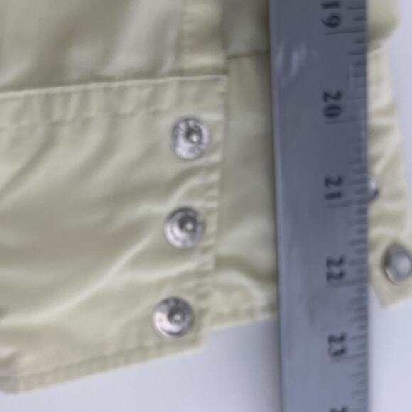 VINTAGE HBarC Ranchwear Shirt Mens 16.5 34 Western Pearl Snap Made USA 70s - Picture 11 of 12